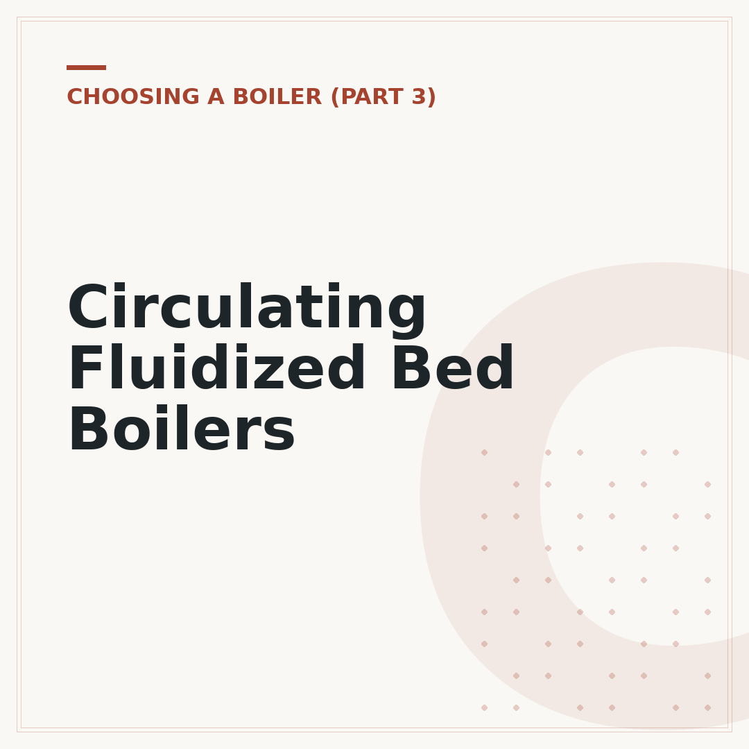 Circulating Fluidized Bed Boilers