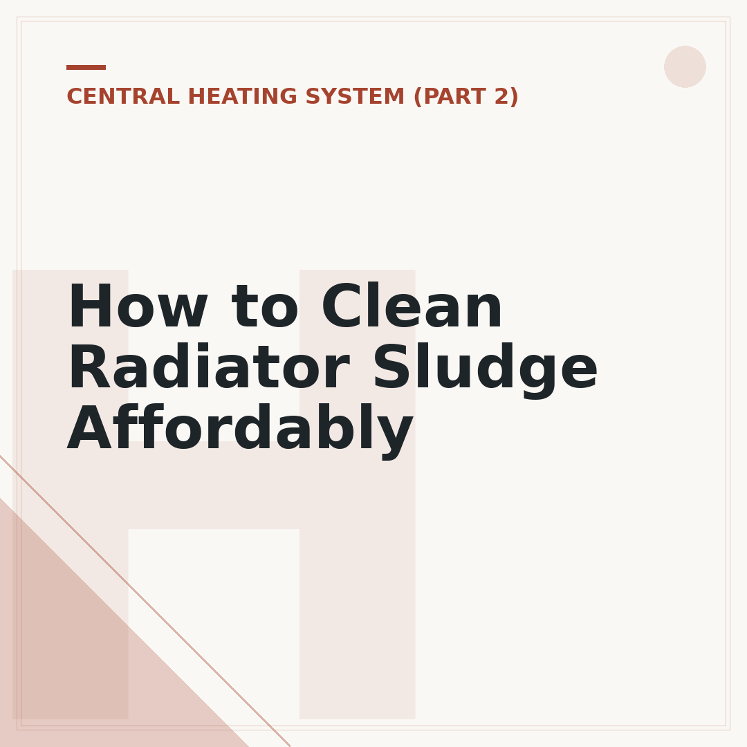 How to Clean Radiator Sludge Affordably
