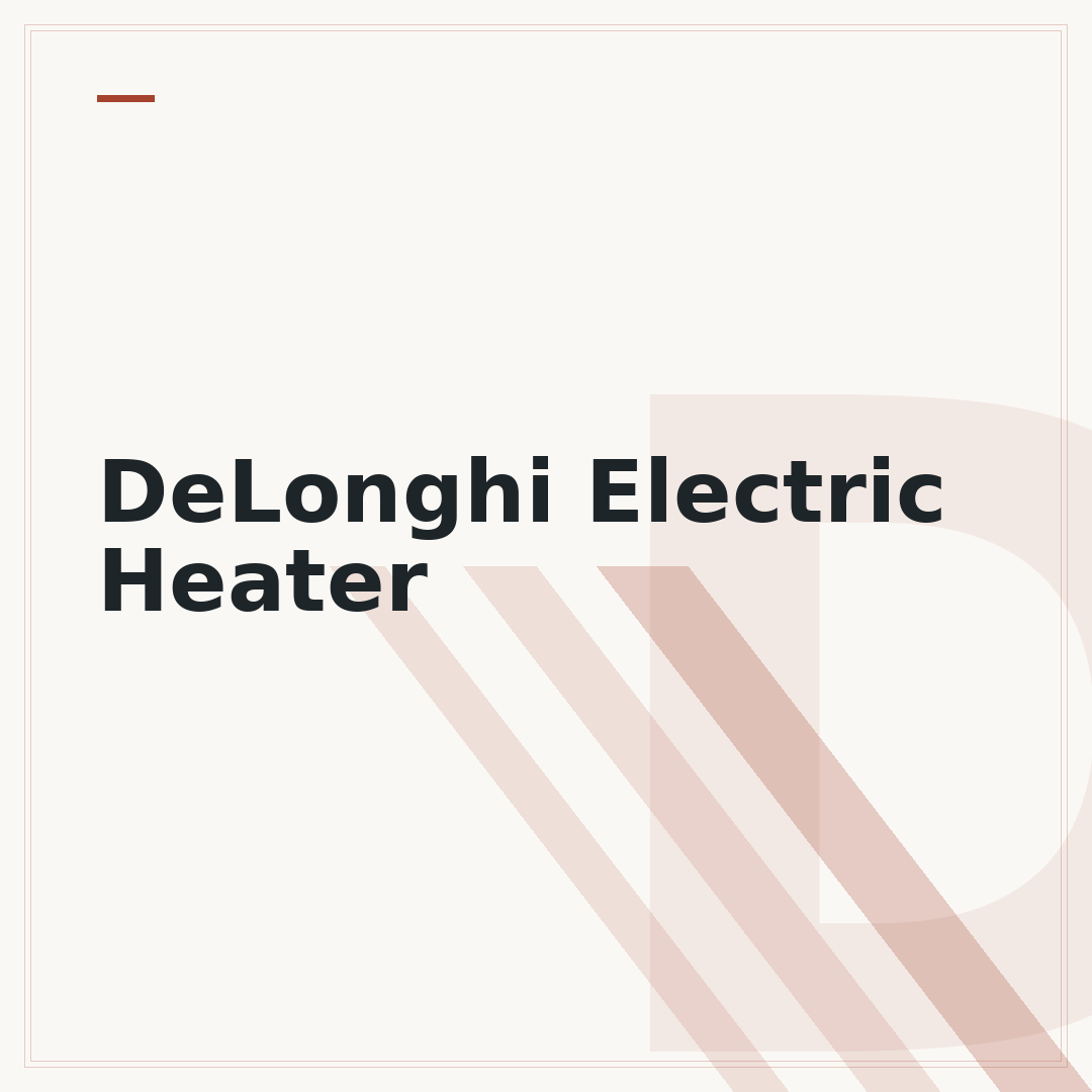 DeLonghi Electric Heater