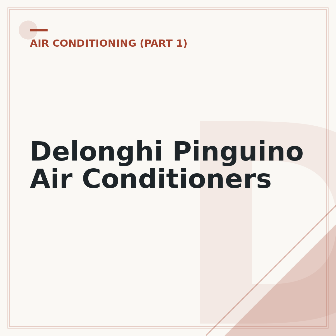 Delonghi Pinguino Air Conditioners