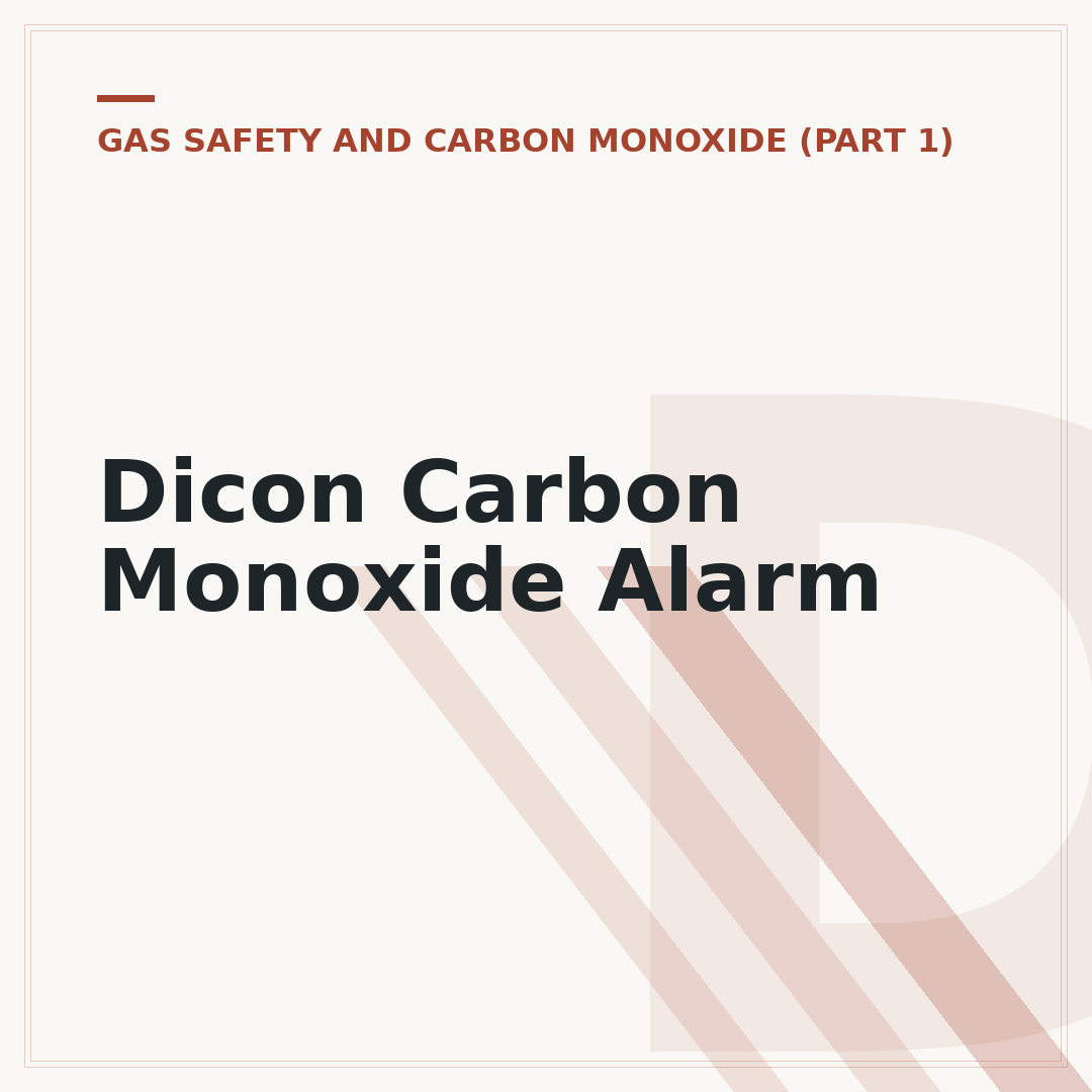 Dicon Carbon Monoxide Alarm