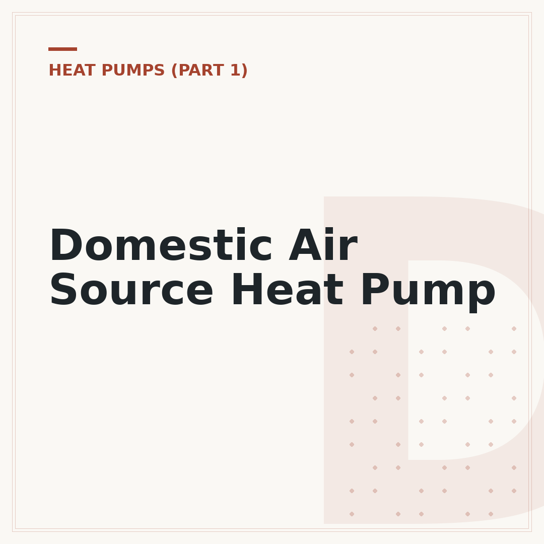 Domestic Air Source Heat Pump