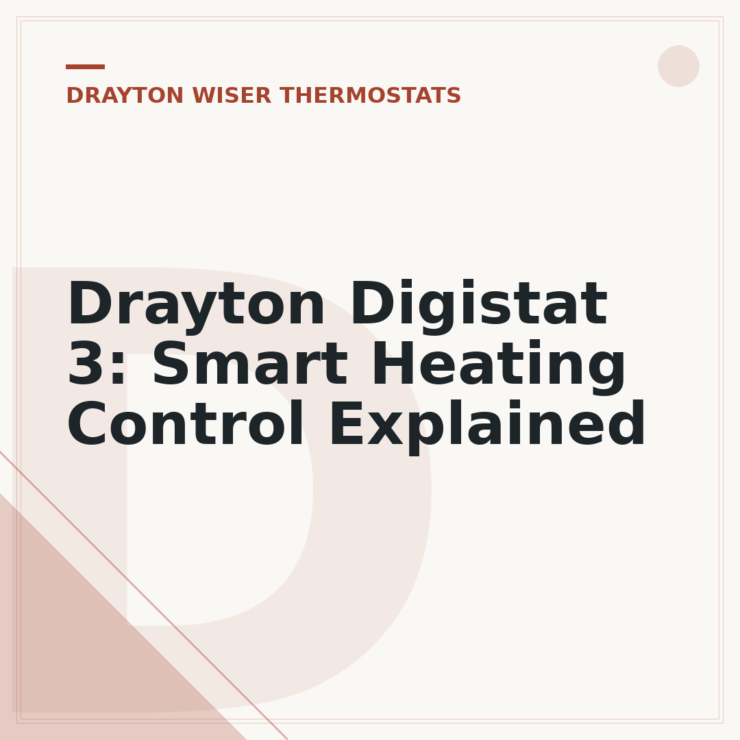 Drayton Digistat 3: Smart Heating Control Explained