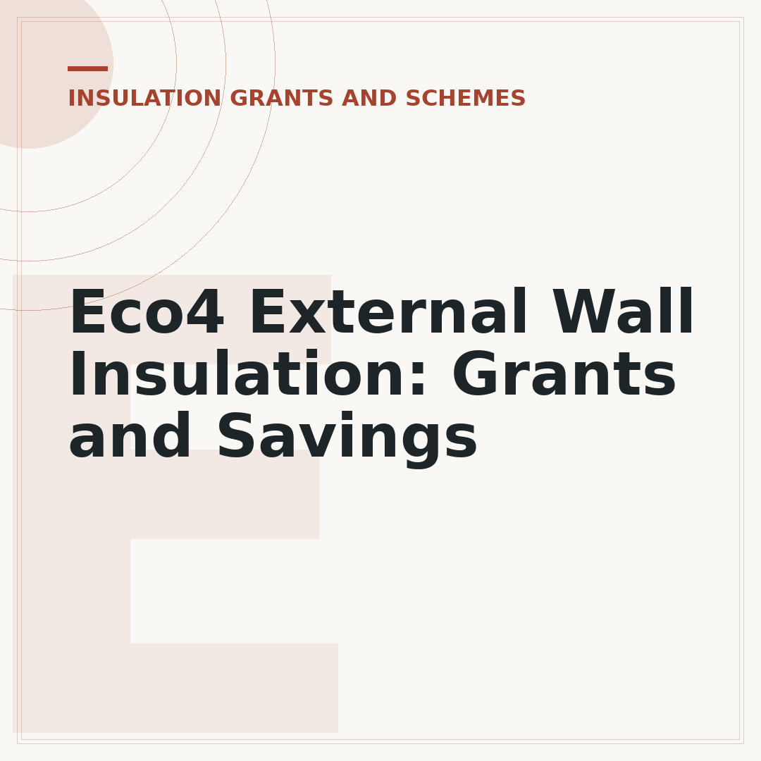 Eco4 External Wall Insulation: Grants and Savings