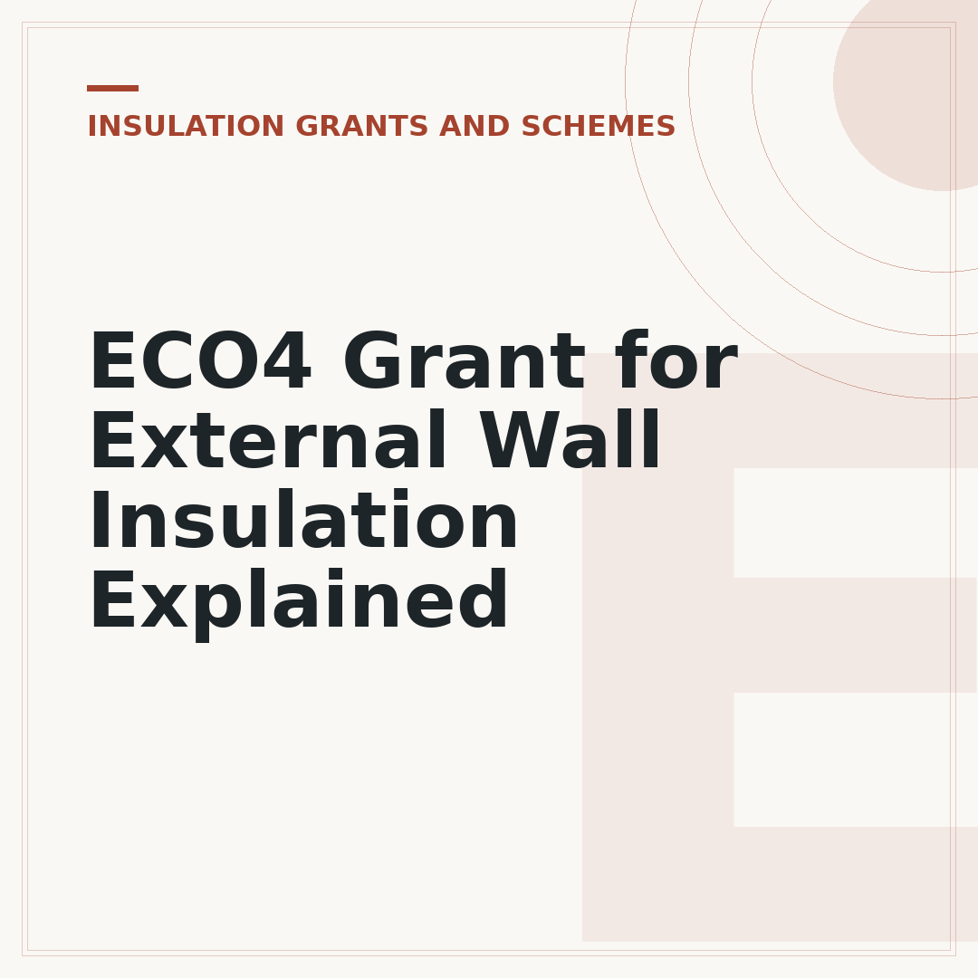 ECO4 Grant for External Wall Insulation Explained