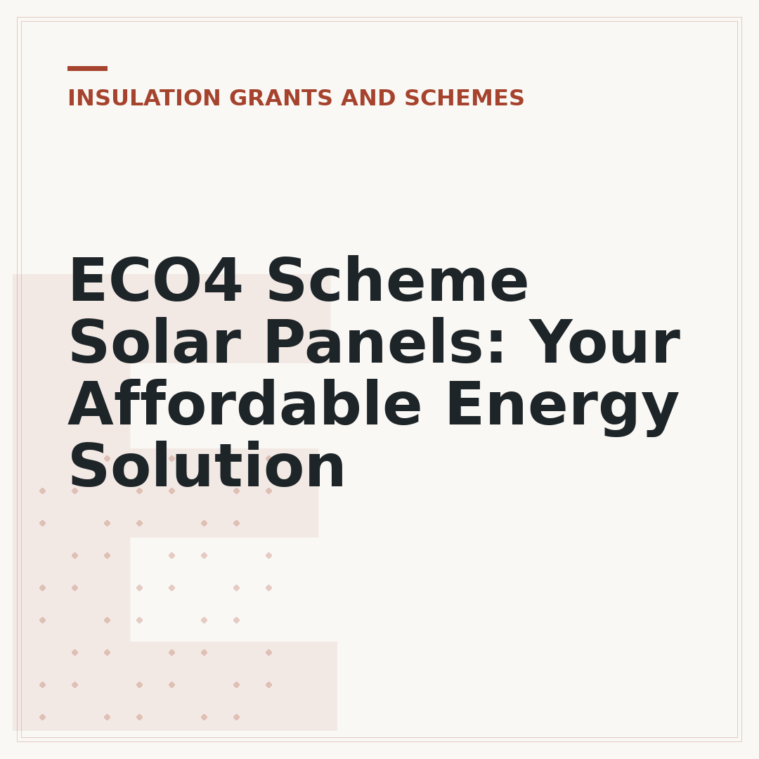 ECO4 Scheme Solar Panels: Your Affordable Energy Solution