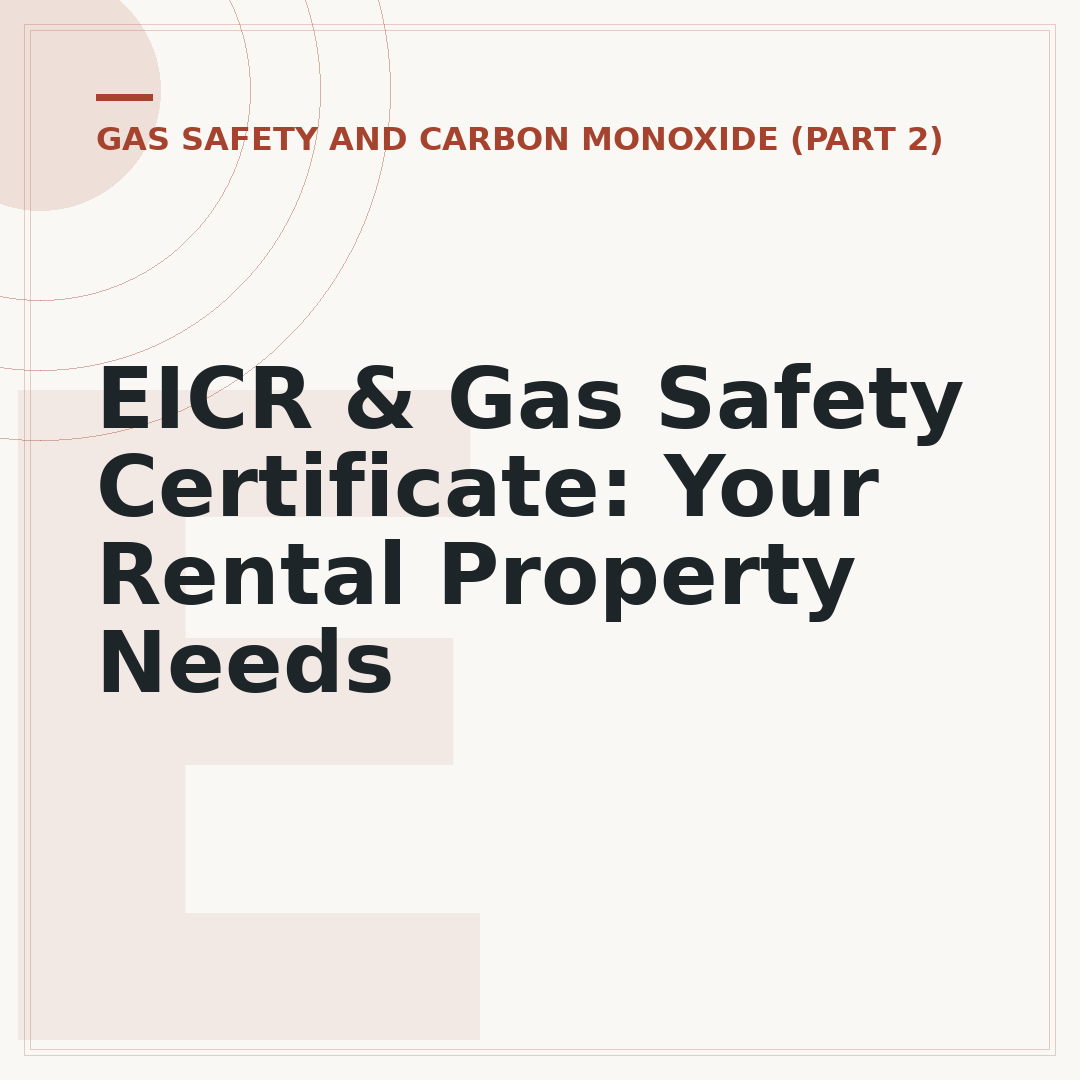 EICR & Gas Safety Certificate: Your Rental Property Needs