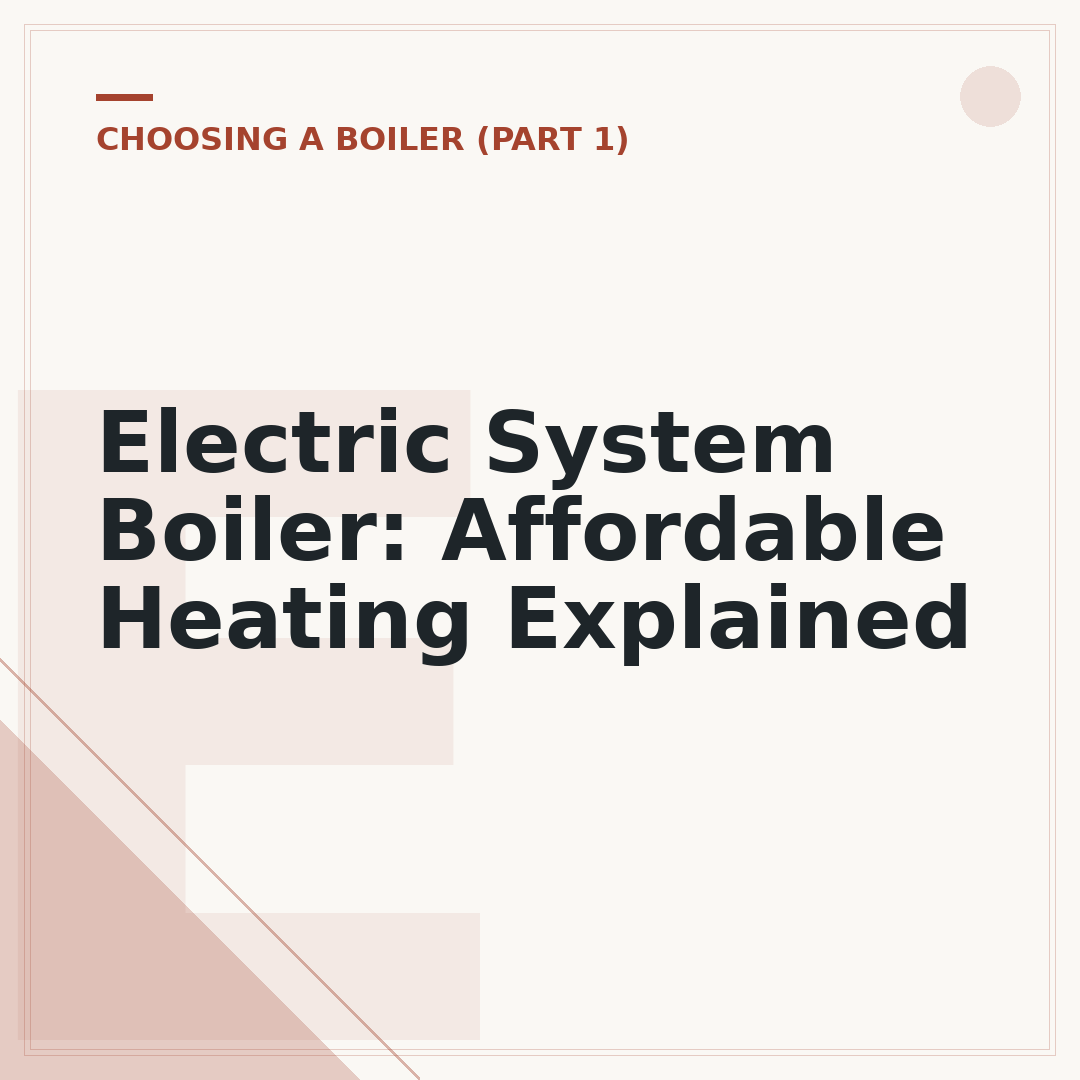Electric System Boiler: Affordable Heating Explained