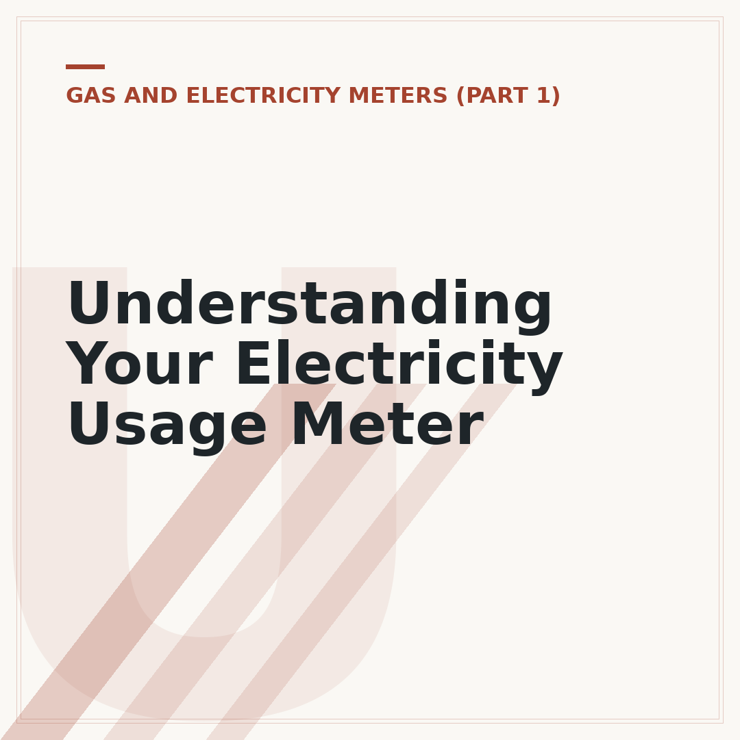 Understanding Your Electricity Usage Meter