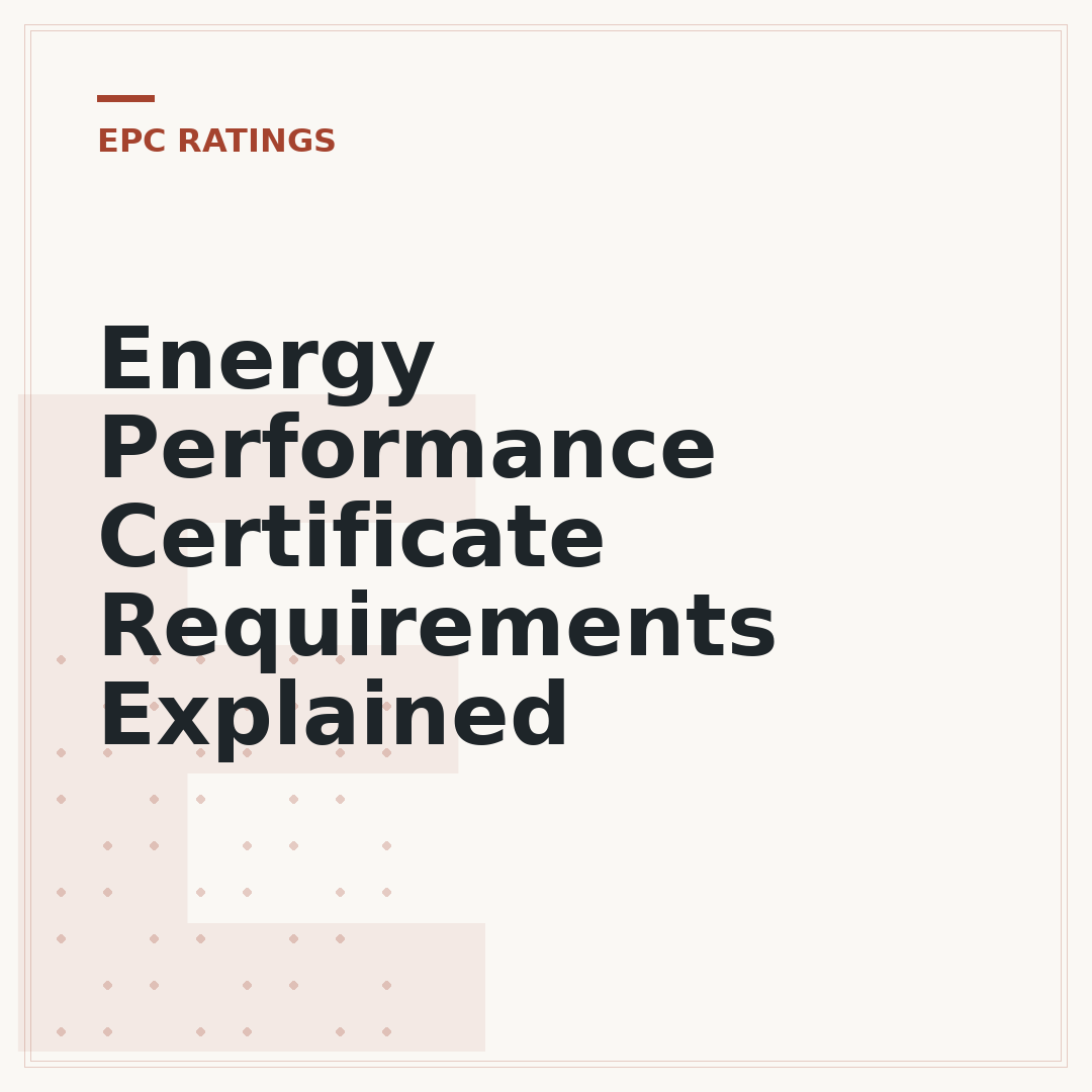Energy Performance Certificate Requirements Explained