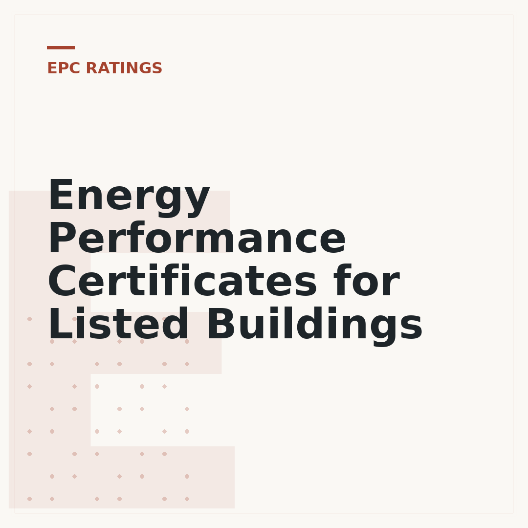 Energy Performance Certificates for Listed Buildings
