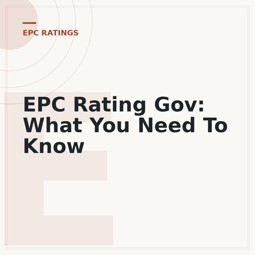 EPC Rating Gov: What You Need To Know