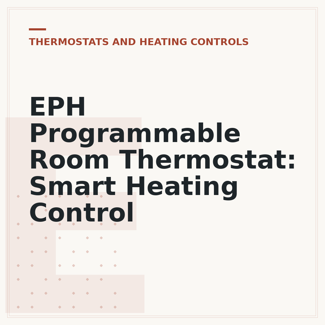 EPH Programmable Room Thermostat: Smart Heating Control