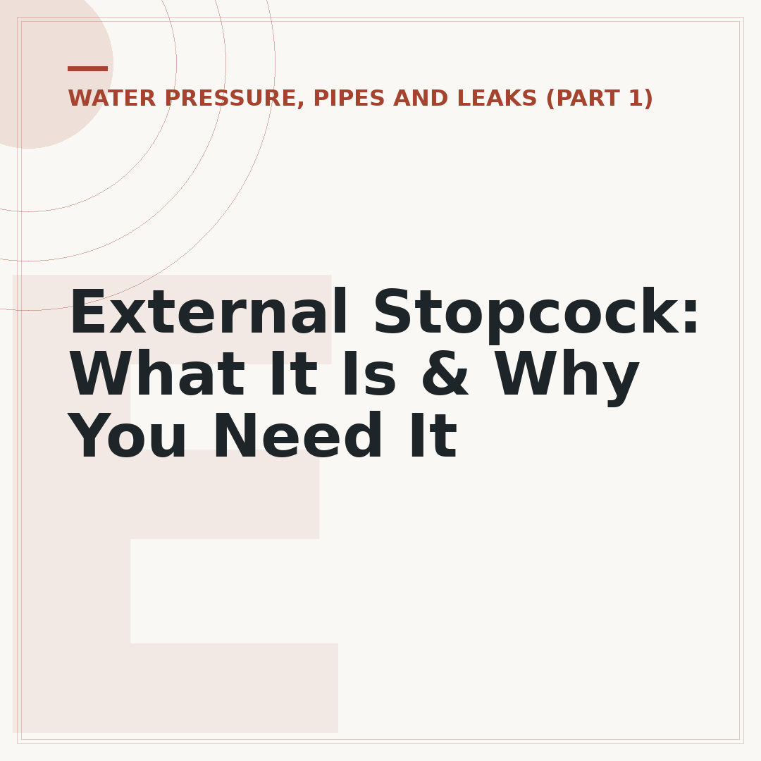 External Stopcock: What It Is & Why You Need It