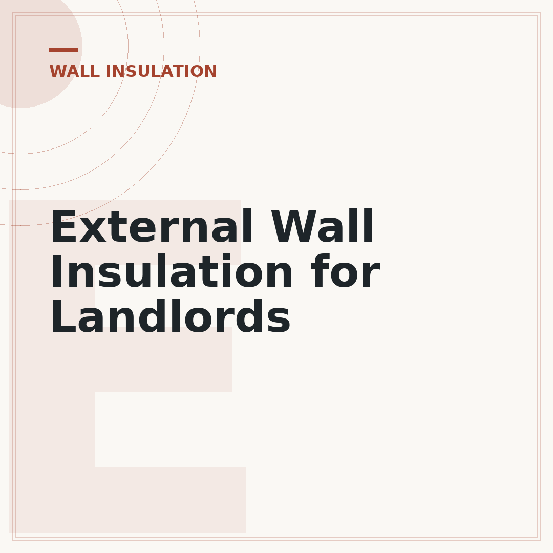 External Wall Insulation for Landlords