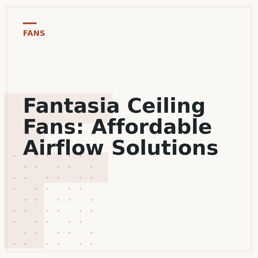 Fantasia Ceiling Fans: Affordable Airflow Solutions