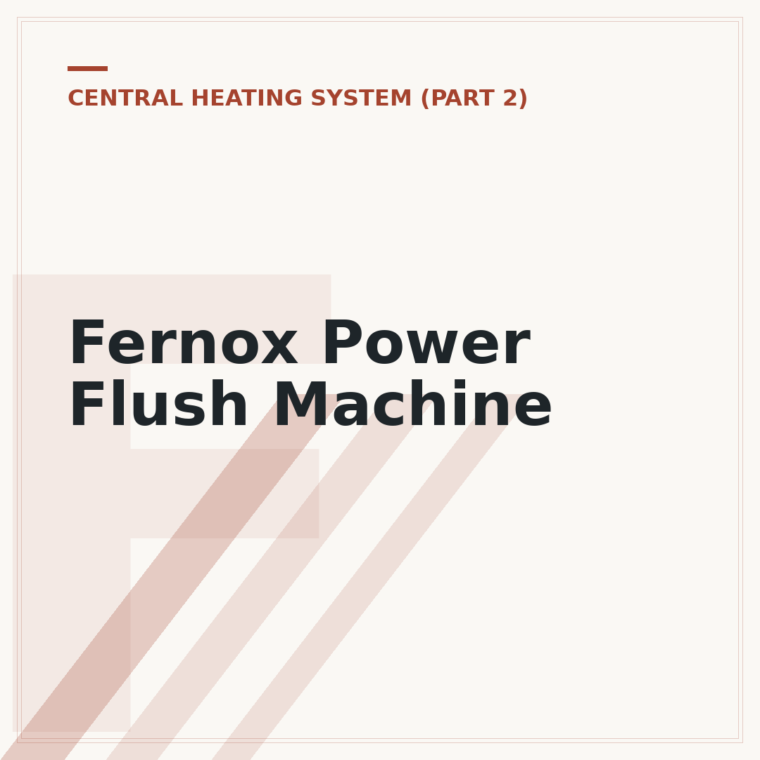 Fernox Power Flush Machine