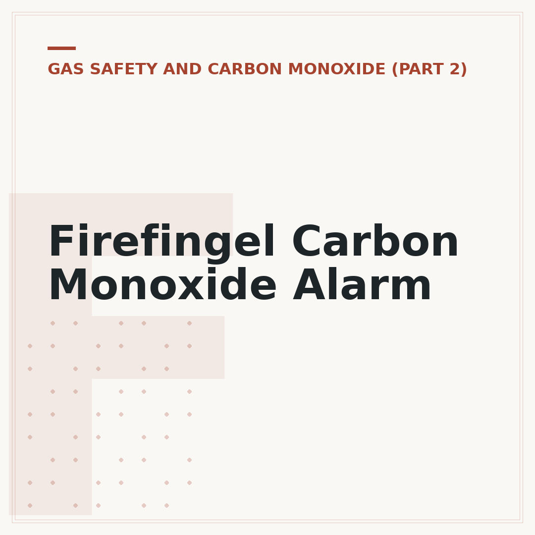Firefingel Carbon Monoxide Alarm