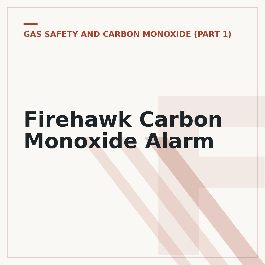 Firehawk Carbon Monoxide Alarm