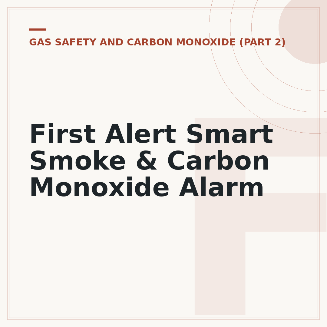 First Alert Smart Smoke & Carbon Monoxide Alarm