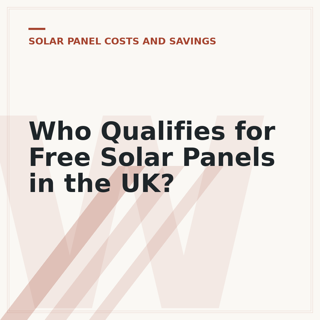 Who Qualifies for Free Solar Panels in the UK?