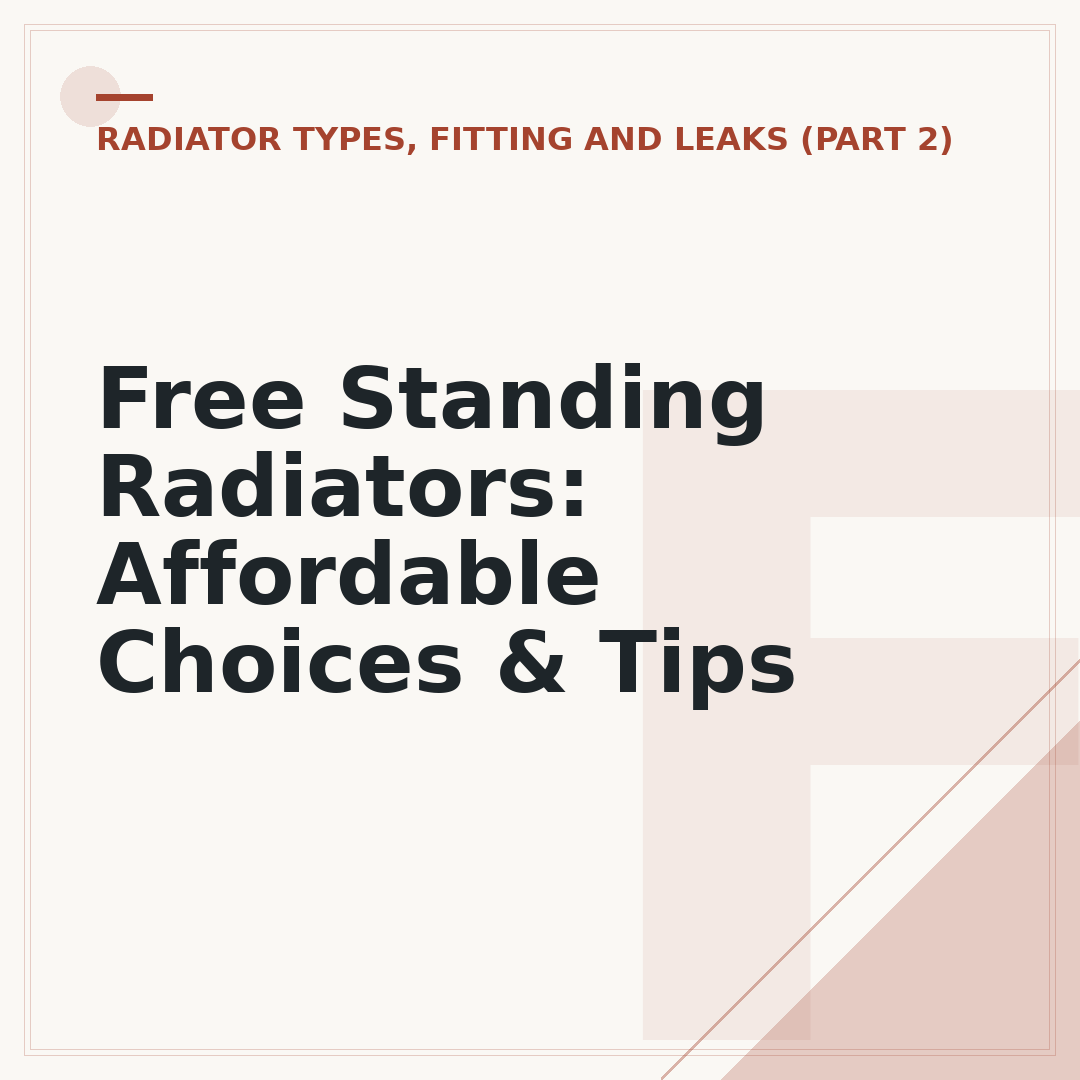 Free Standing Radiators: Affordable Choices & Tips