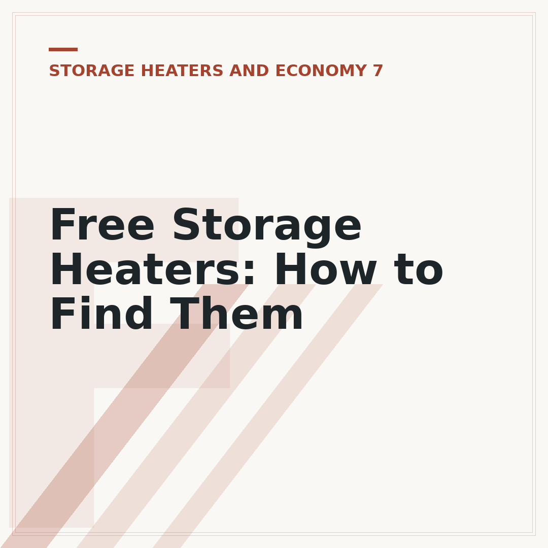 Free Storage Heaters: How to Find Them