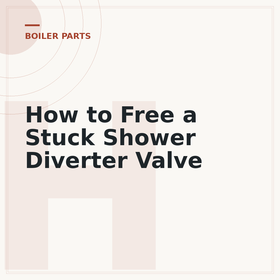 How to Free a Stuck Shower Diverter Valve