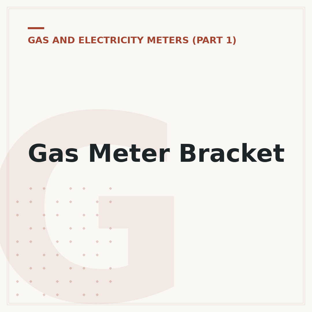 Gas Meter Bracket