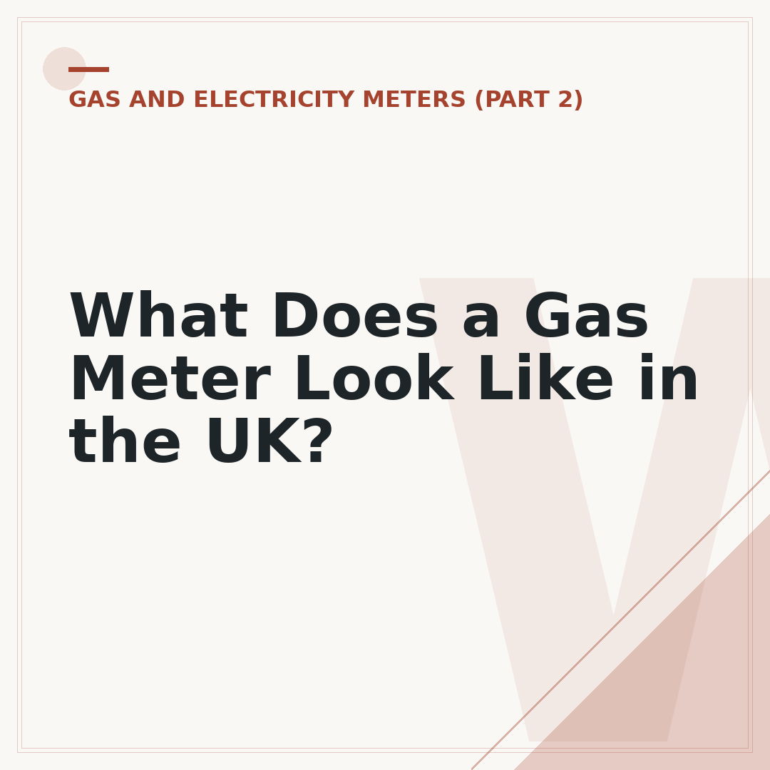 What Does a Gas Meter Look Like in the UK?