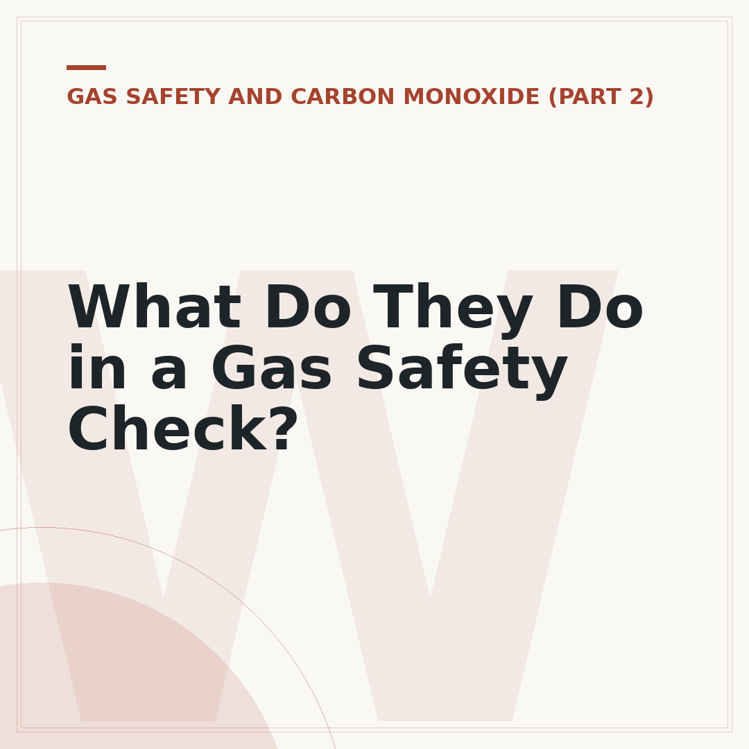 What Do They Do in a Gas Safety Check?