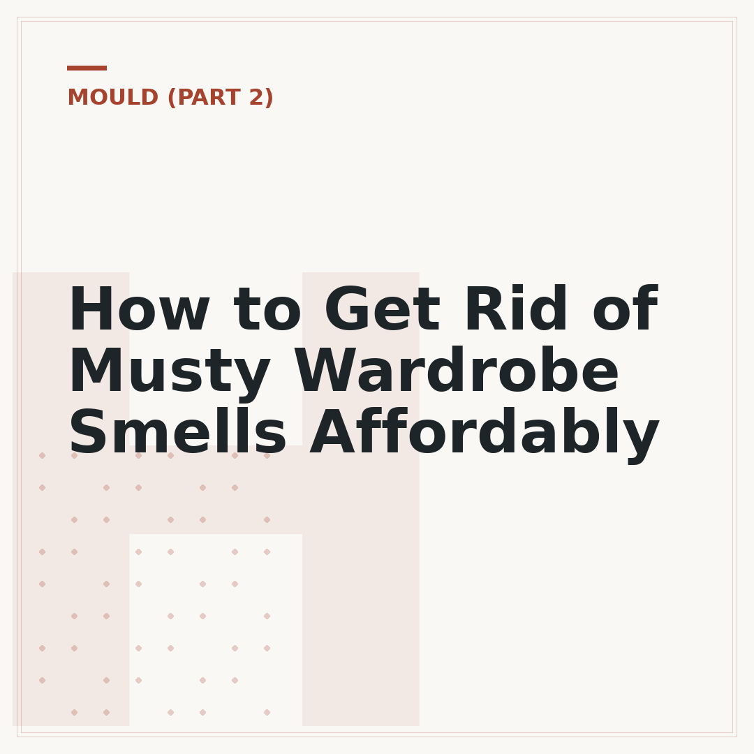 How to Get Rid of Musty Wardrobe Smells Affordably