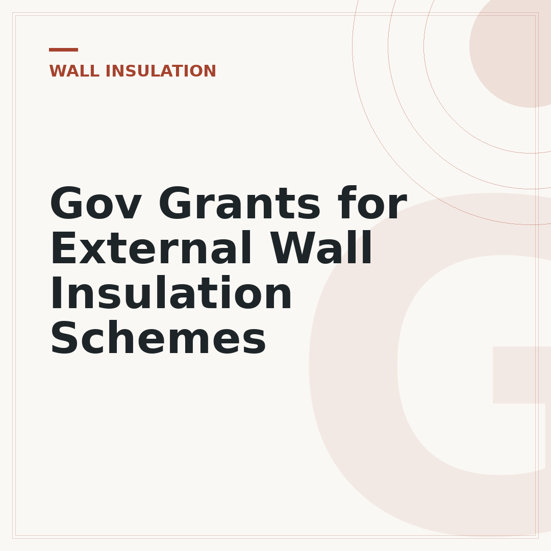 Gov Grants for External Wall Insulation Schemes