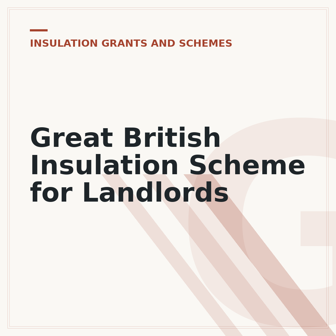 Great British Insulation Scheme for Landlords