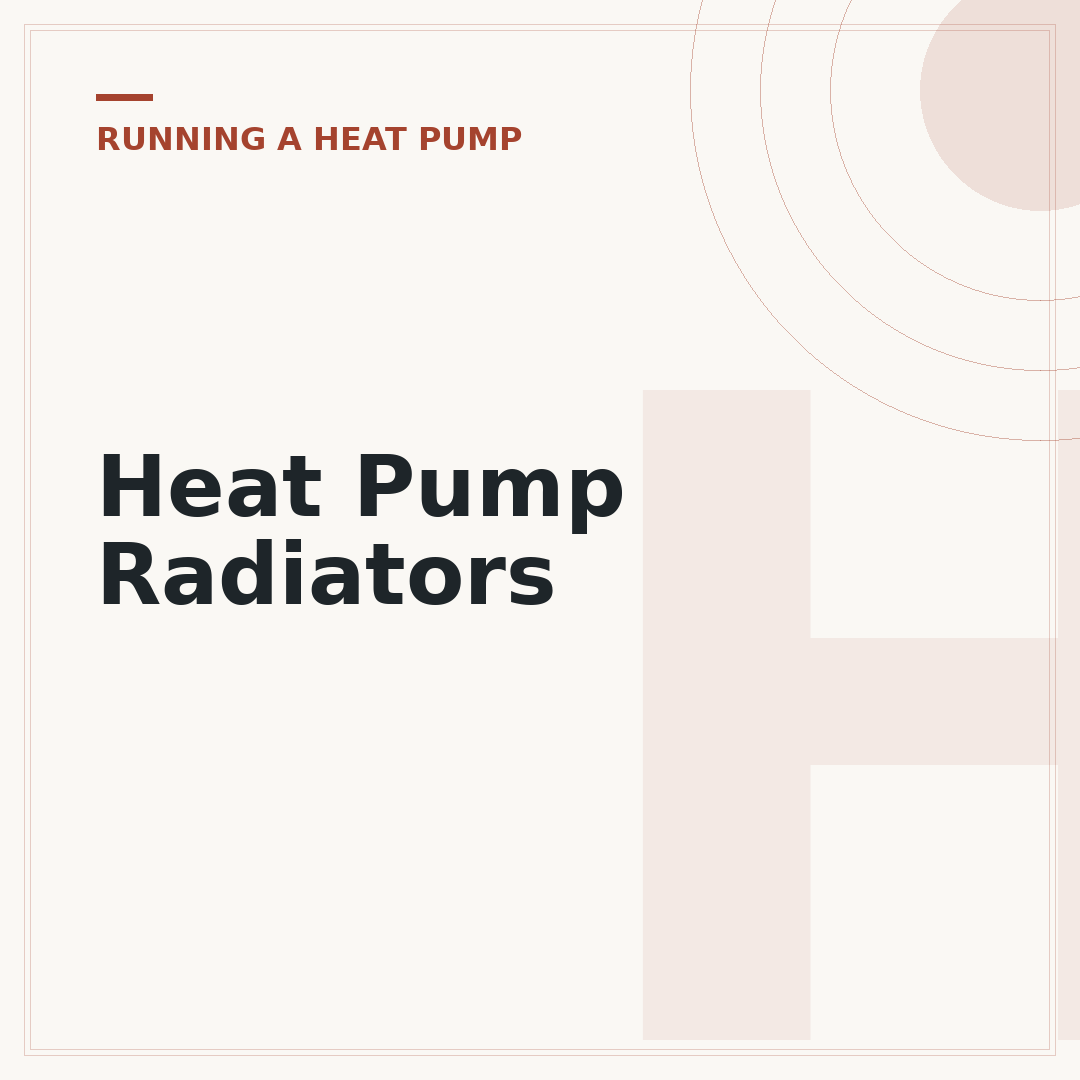 Heat Pump Radiators