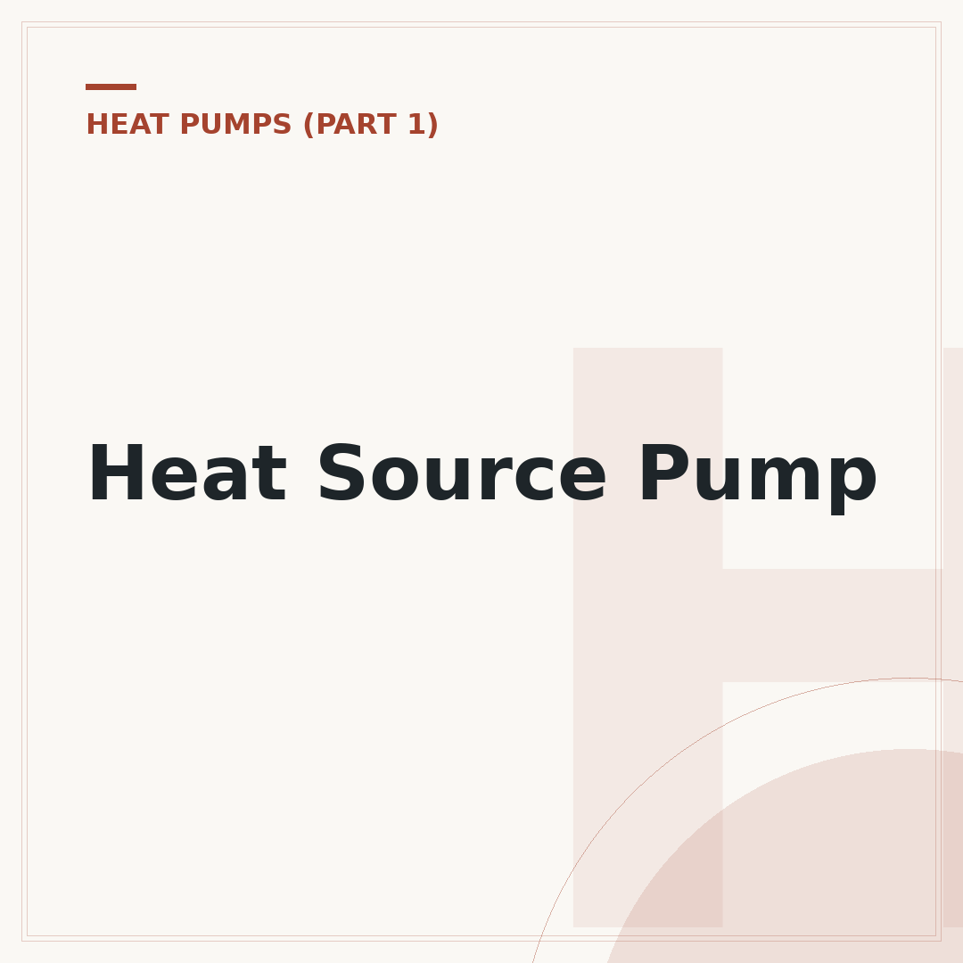 Heat Source Pump