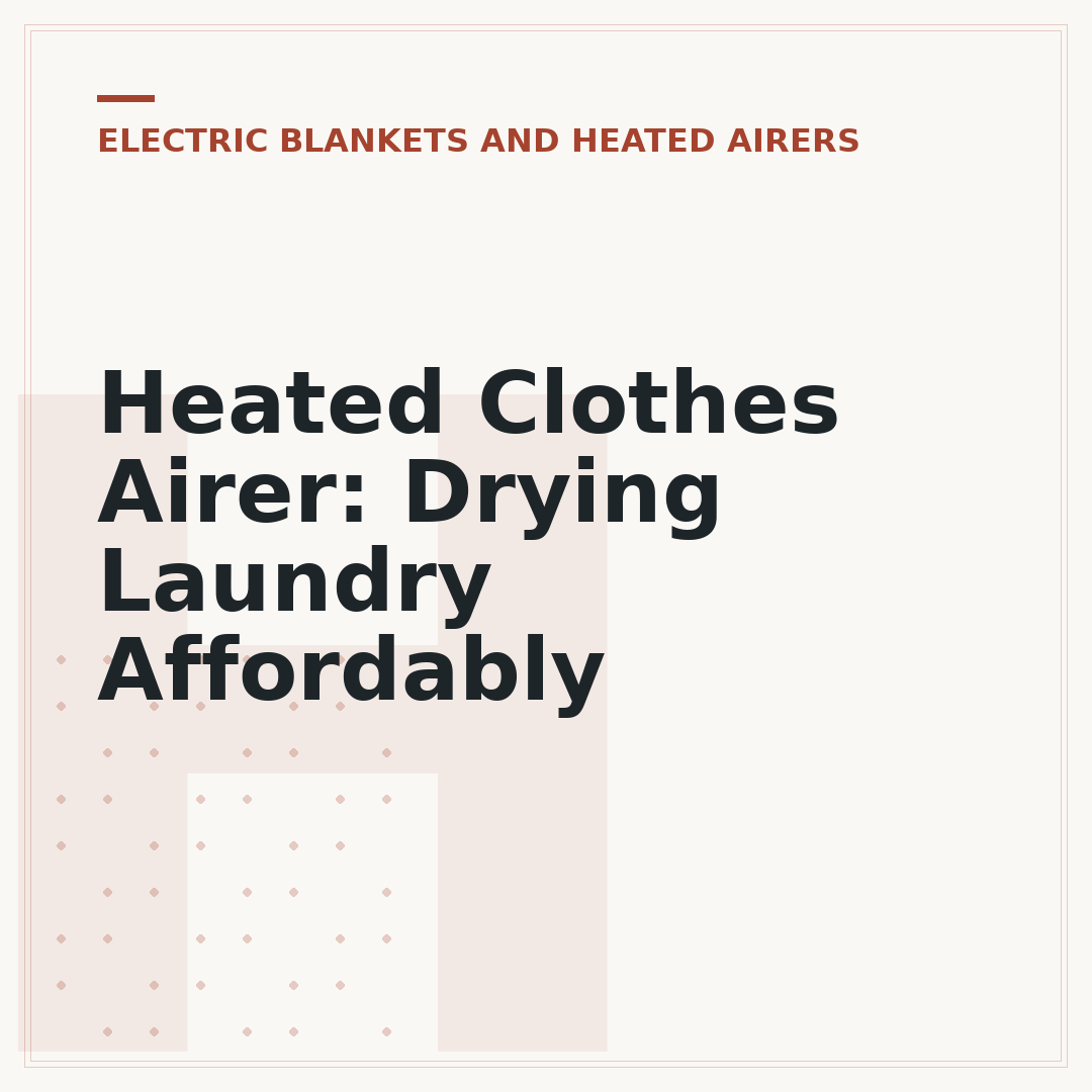 Heated Clothes Airer: Drying Laundry Affordably