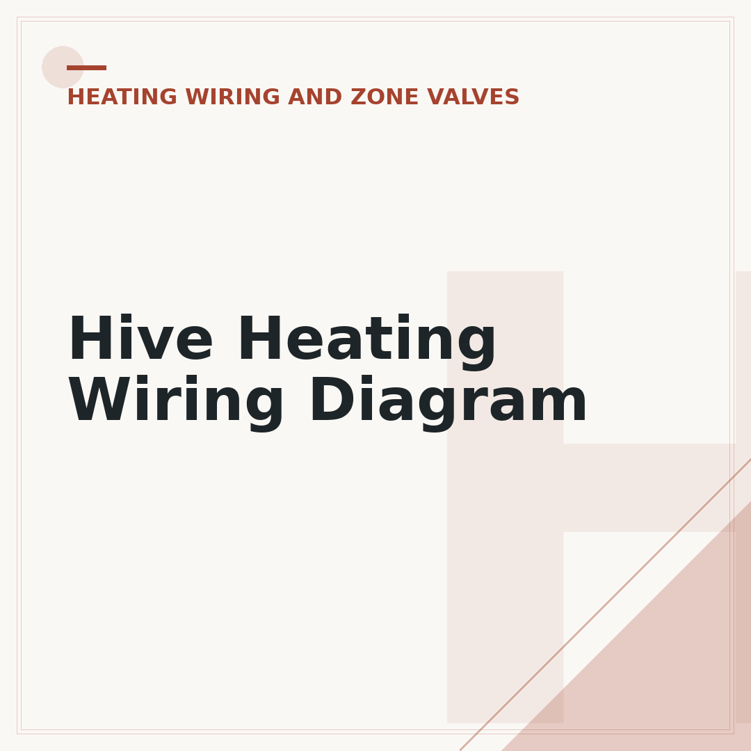 Hive Heating Wiring Diagram