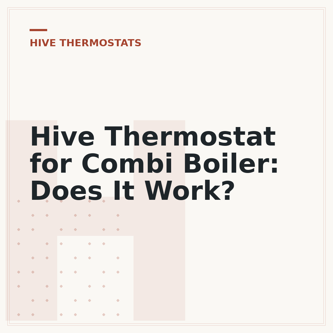 Hive Thermostat for Combi Boiler: Does It Work?