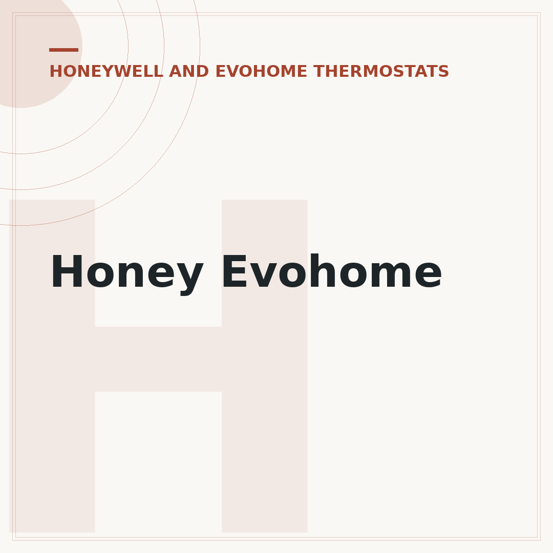 Honey Evohome