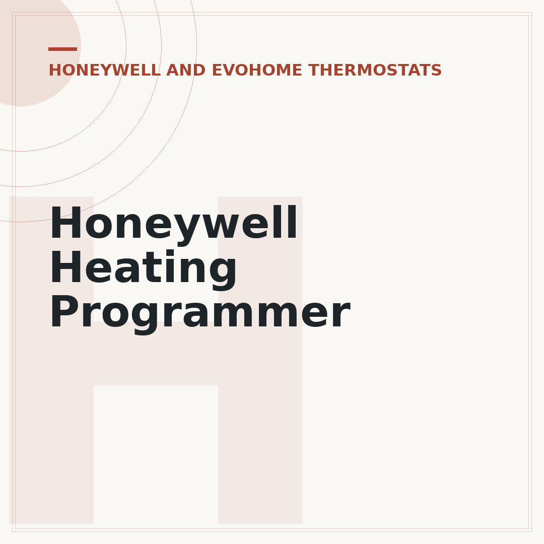 Honeywell Heating Programmer