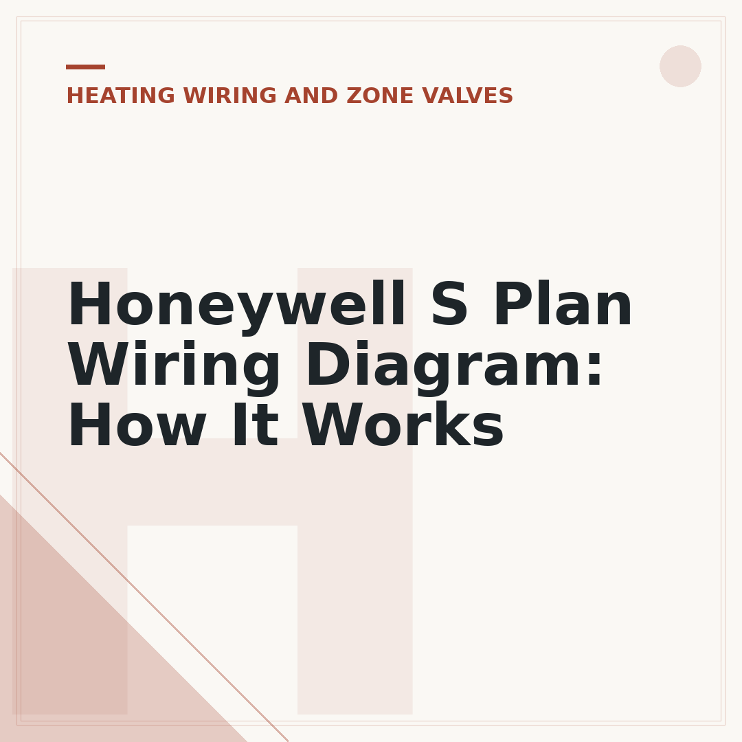 Honeywell S Plan Wiring Diagram: How It Works