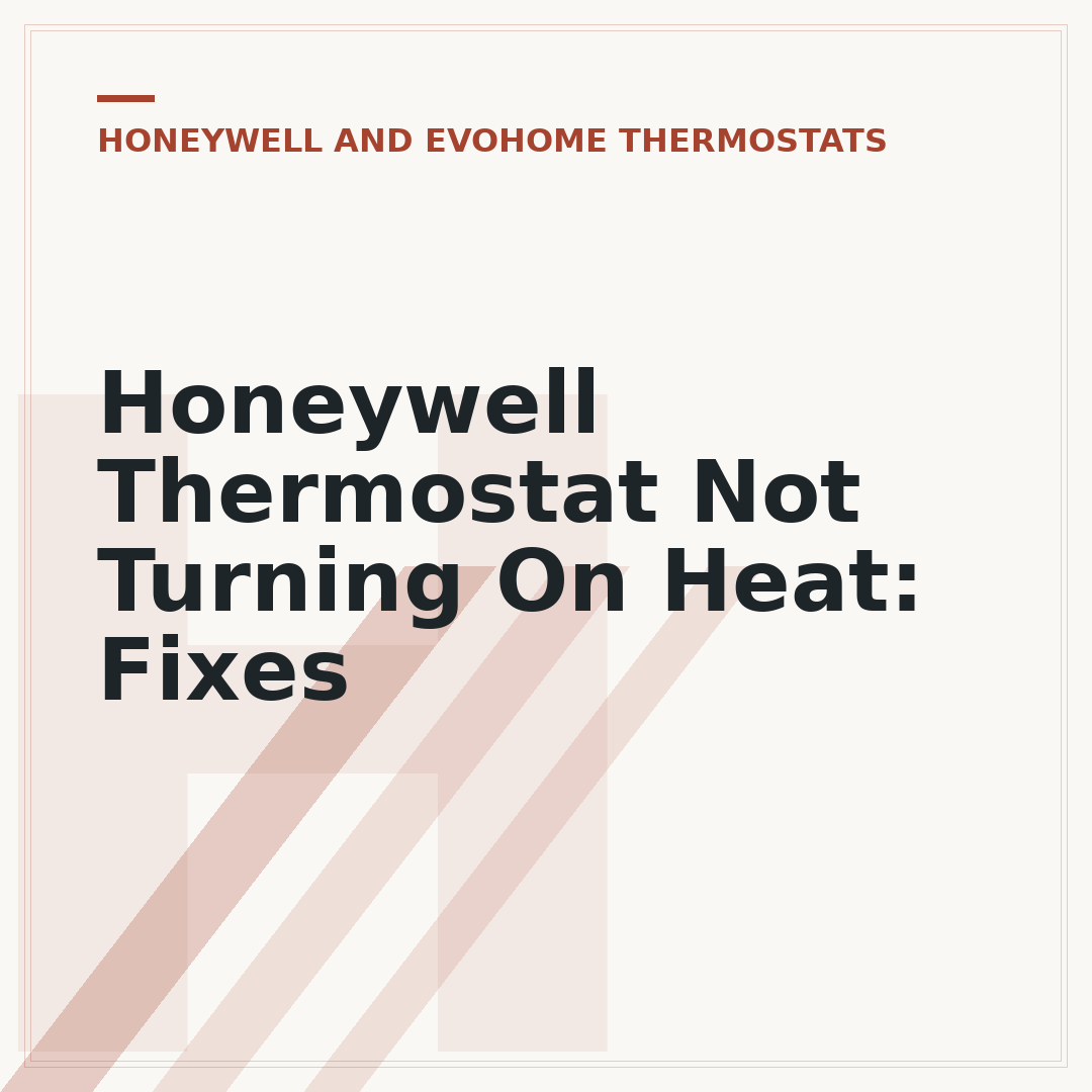 Honeywell Thermostat Not Turning On Heat: Fixes