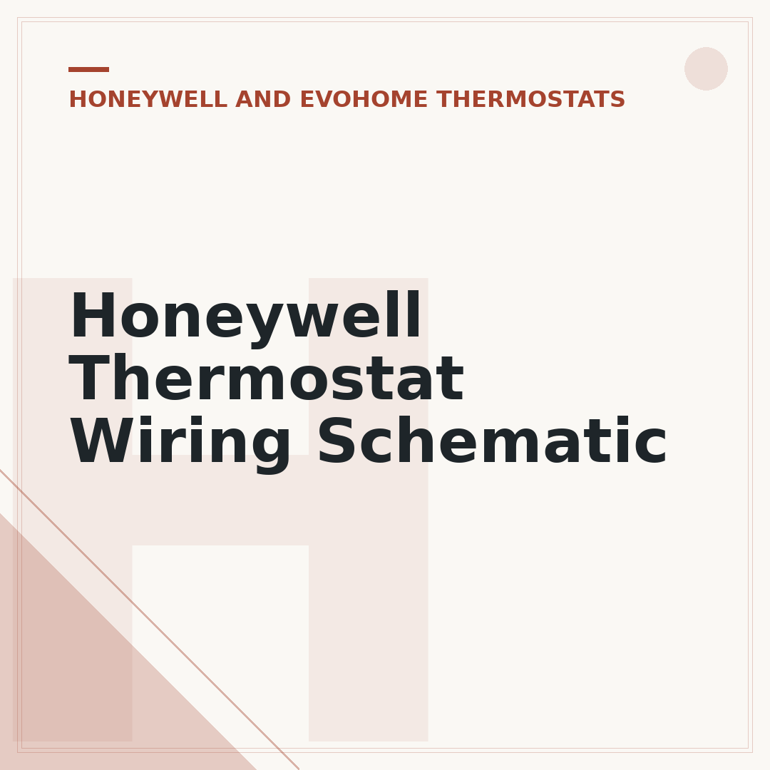 Honeywell Thermostat Wiring Schematic