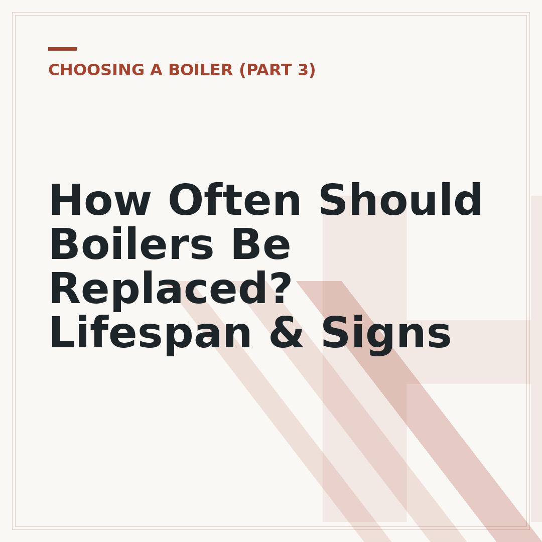 How Often Should Boilers Be Replaced? Lifespan & Signs