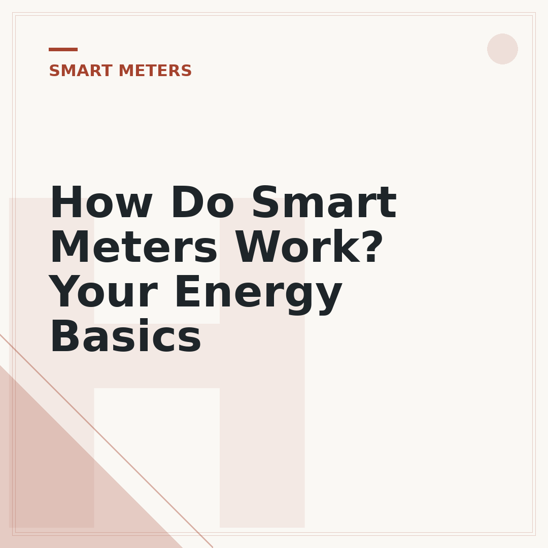 How Do Smart Meters Work? Your Energy Basics