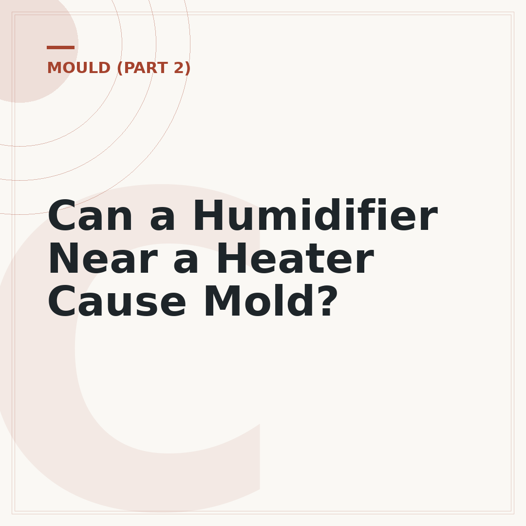 Can a Humidifier Near a Heater Cause Mold?