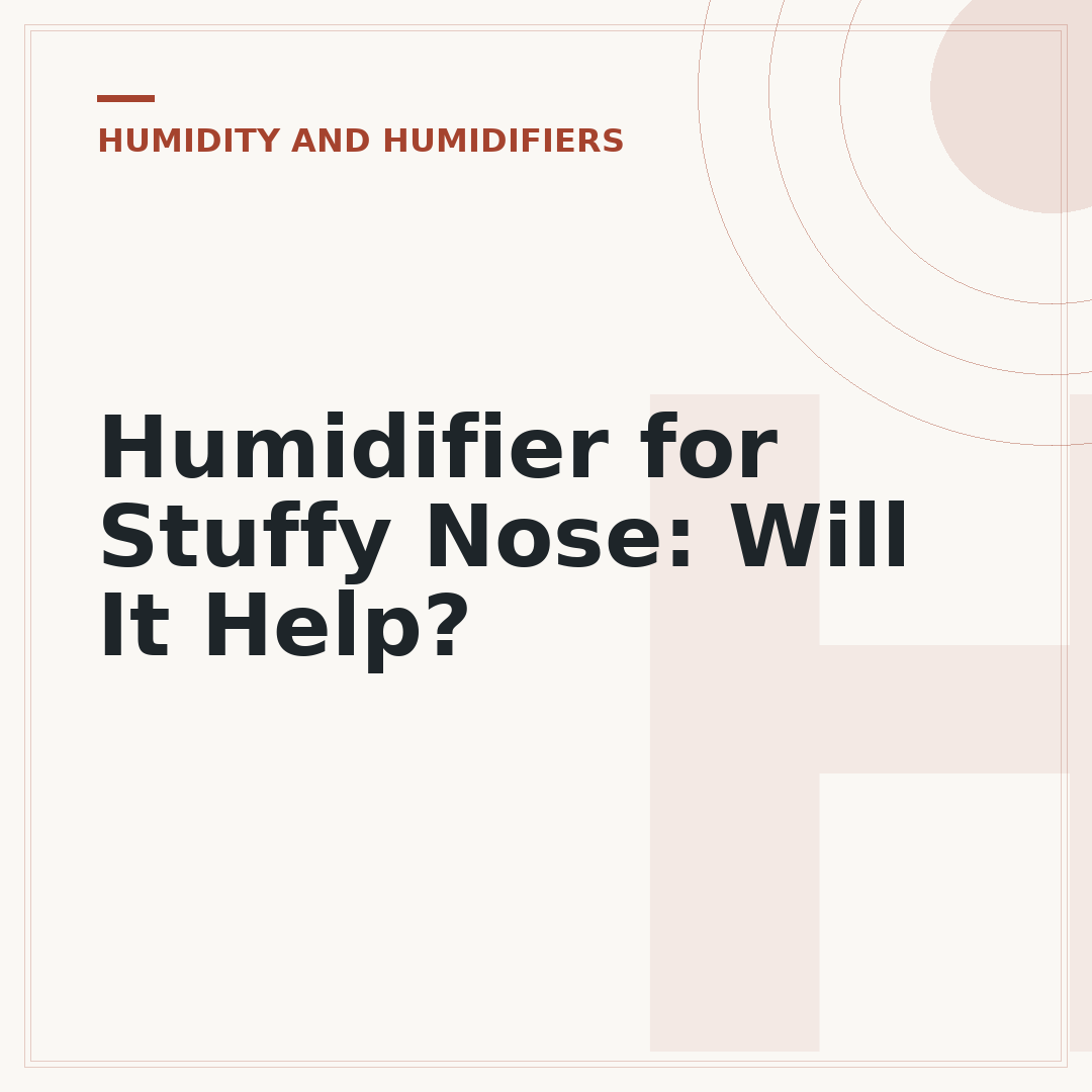 Humidifier for Stuffy Nose: Will It Help?