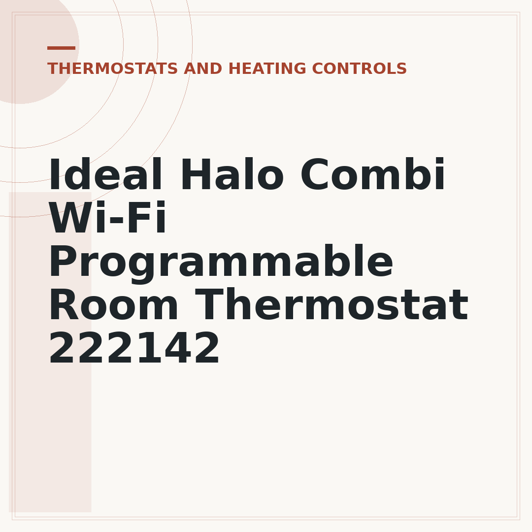 Ideal Halo Combi Wi-Fi Programmable Room Thermostat 222142