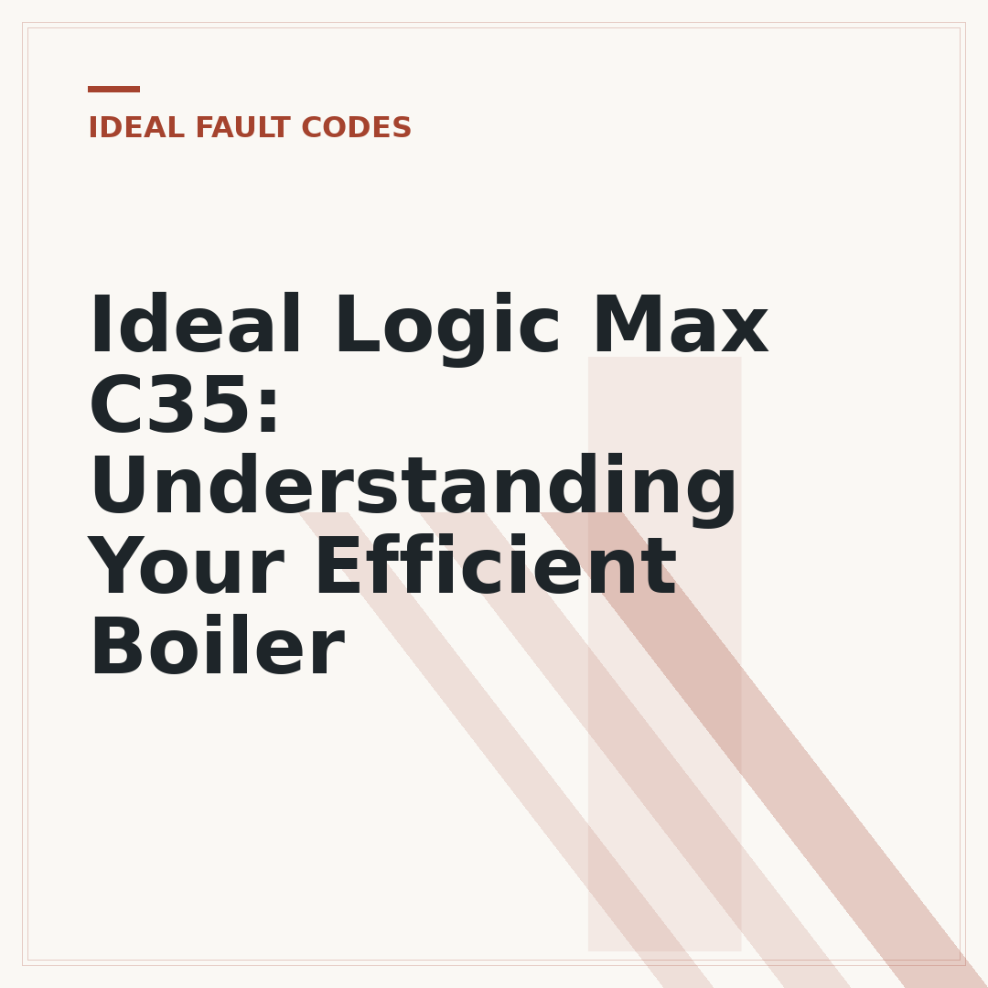 Ideal Logic Max C35: Understanding Your Efficient Boiler